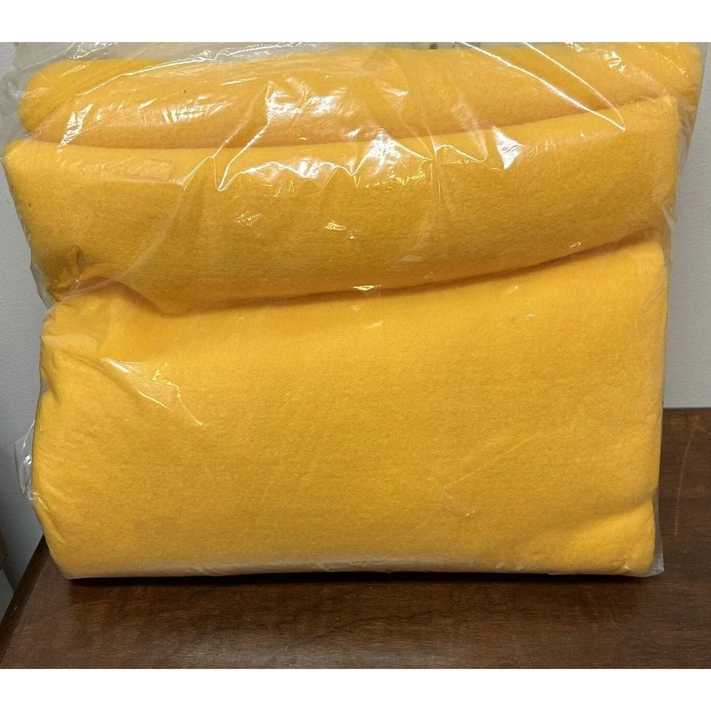 Vintage Beacon Blanket Harvest Gold Mustard Yellow 72